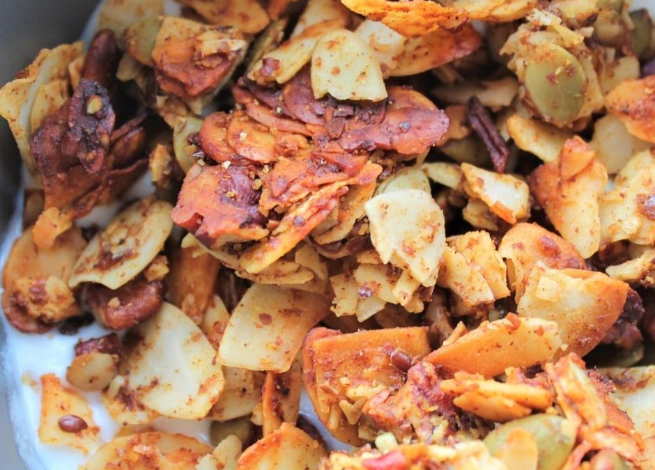 Granola kokosowo – cynamonowa, pełna zdrowia