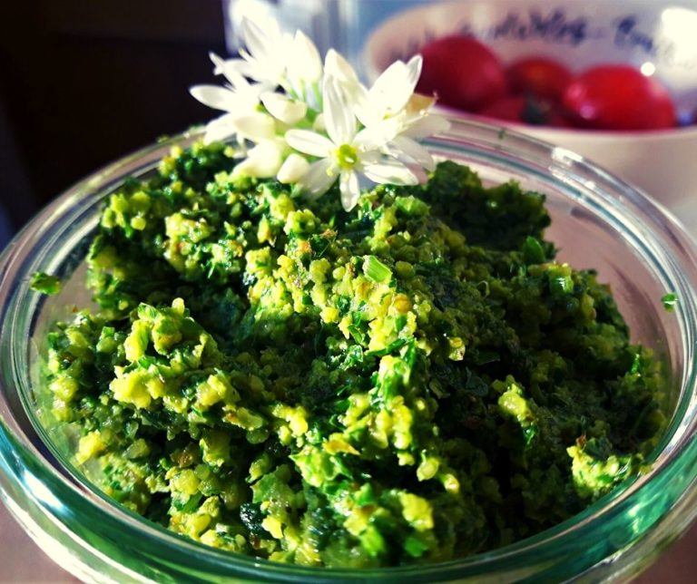 pesto z czsonku niedźwiedziego dieta po 40