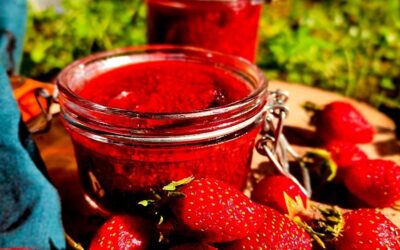 Dżem truskawkowy z nasionami chia