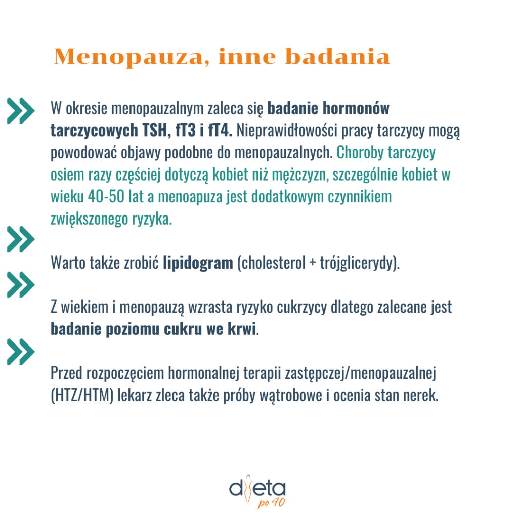 menopauza badania dieta po 40